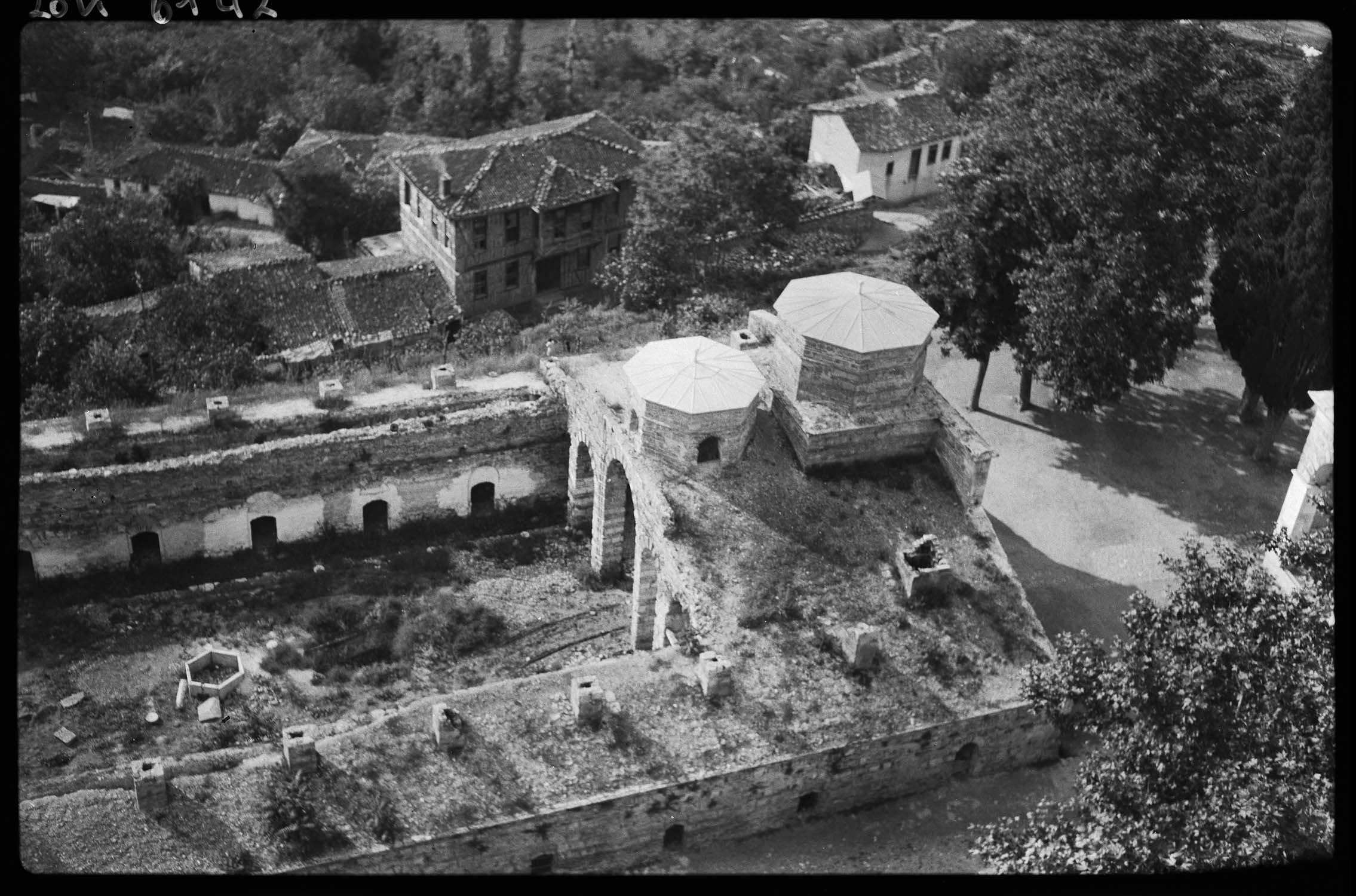 Vue du haut du minaret de la mosquée voisine